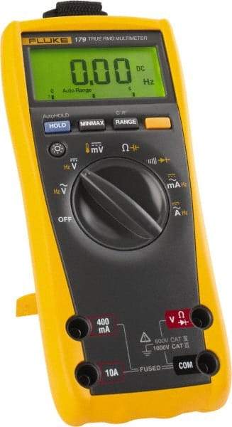 Fluke - 6 Piece, Electrical Test Equipment Combination Kit - 1,000 Volt Max, 10 Max Amp - Makers Industrial Supply