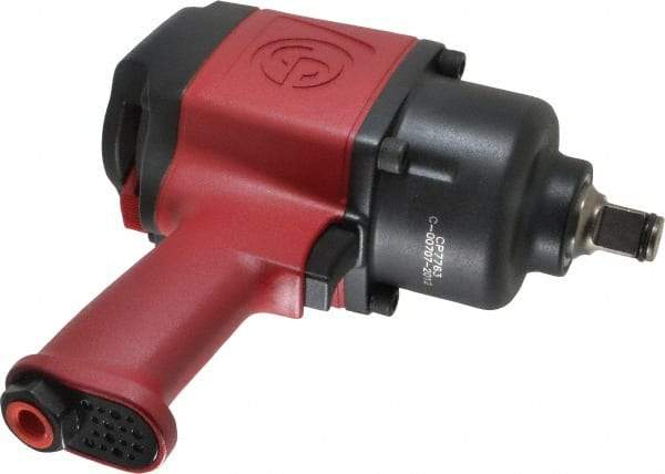 Chicago Pneumatic - 3/4" Drive, 6,300 RPM, 1,200 Ft/Lb Torque Impact Wrench - Pistol Grip Handle, 850 IPM, 7.5 CFM, 90 psi, 3/8" NPTF Inlet - Makers Industrial Supply