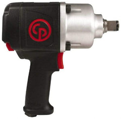 Chicago Pneumatic - 1" Drive, 6,300 RPM, 1,200 Ft/Lb Torque Impact Wrench - Pistol Grip Handle, 850 IPM, 7.5 CFM, 90 psi, 3/8" NPTF Inlet - Makers Industrial Supply