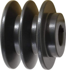 Browning - 7/8" Bore, 1-31/32 Long, 2.95" Outside Diam, Finished Bore Two Groove V Belt Sheave - 2.6 Belt Pitch B, 2.2" Pitch Diam of 4L Belt - Makers Industrial Supply