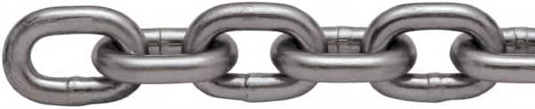 Peerless Chain - 5/8" Welded Proof Coil Chain - 6,900 Lb Capacity, Grade 30, Cut to Length, Low Carbon Steel, Standard Finish - Makers Industrial Supply