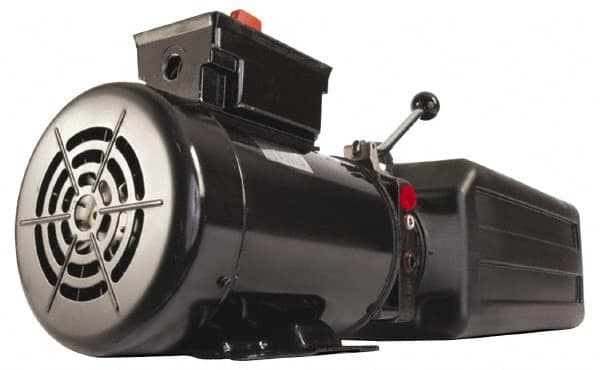 Stone - 2,300 Max psi, 1.5 GPM, Hydraulic Power Unit - 6.5 Qt Tank, 23.46" Long x 6.9" Wide x 10.8" High, 9/16-18 SAE Port Size, 1 Phase, 115 VAC, 15 Amp - Makers Industrial Supply