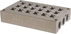 Value Collection - 3/8" Inlet, 1/2" Outlet Manifold - 120°F Max, 145 Max PSI, 6 Outlet Ports - Makers Industrial Supply