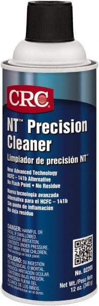 CRC - 12 Ounce Aerosol Electrical Grade Cleaner/Degreaser - 30,800 Volt Dielectric Strength, Nonflammable - Makers Industrial Supply