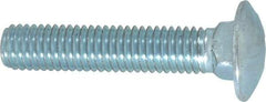 Value Collection - 1/2-13 UNC 2-1/2" Length Under Head, Standard Square Neck, Carriage Bolt - Grade 5 Steel, Zinc-Plated Finish - Makers Industrial Supply