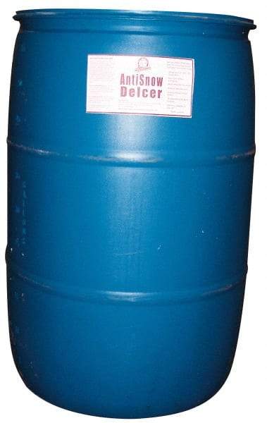 Bare Ground Solutions - 55 Gal Drum Magnesium Chloride Liquid - Effective to -25°F - Makers Industrial Supply