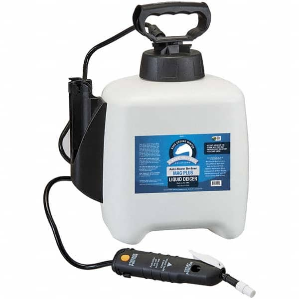 Bare Ground Solutions - 1 Gal Pump Spray Calcium Chloride Liquid - Effective to -25°F - Makers Industrial Supply