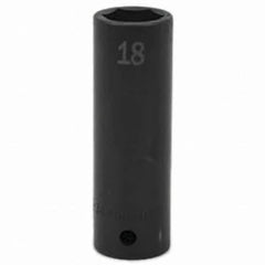 SK - Impact Socket - 1/2"DR 18MM DEEP IMPACT SOCKET - Makers Industrial Supply