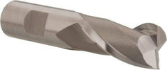 Hertel - 13/16", 1-1/2" LOC, 3/4" Shank Diam, 3-3/4" OAL, 2 Flute, Cobalt Square End Mill - Single End, Uncoated, Spiral Flute, 30° Helix, Centercutting, Right Hand Cut, Right Hand Flute - Makers Industrial Supply