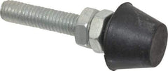 Gibraltar - M6 Carbon Steel Cap Tip Clamp Spindle Assembly - 1-1/4" Thread Length, 1-3/4" OAL, 0.63" Tip Surface Diam, Use with Toggle Clamps - Makers Industrial Supply