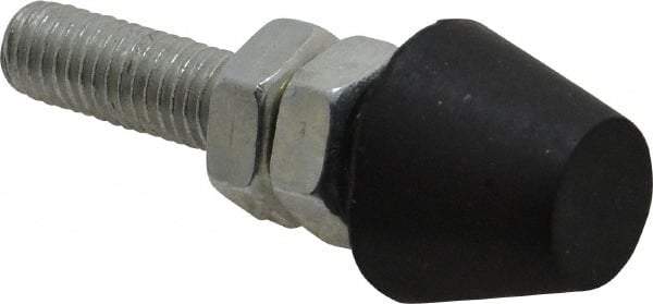 Gibraltar - M8 Carbon Steel Cap Tip Clamp Spindle Assembly - 1-1/2" Thread Length, 2.09" OAL, 0.83" Tip Surface Diam, Use with Toggle Clamps - Makers Industrial Supply