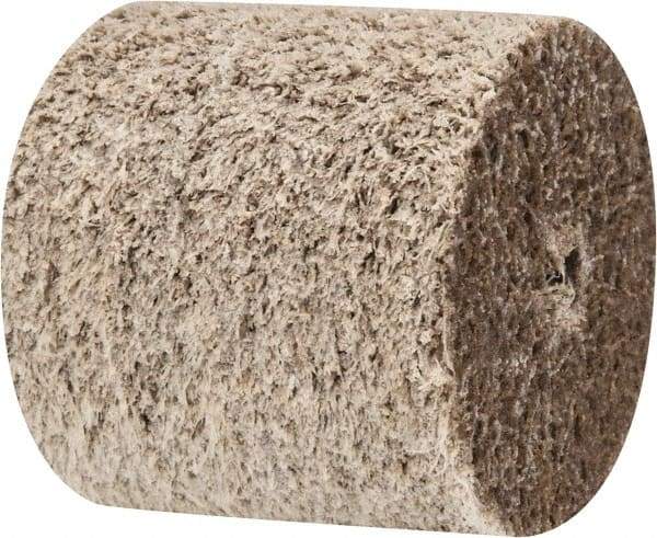 Merit Abrasives - 1" Diam, 1" Face Width, 3/16" Center Hole, Fine Grade, Aluminum Oxide Deburring Wheel - Unitized, Medium Density 6 Grade, 30,000 RPM - Makers Industrial Supply