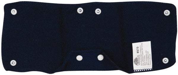 OccuNomix - Terry Cloth Hard Hat Sweat & Comfort Band - Snap-On Attachment, Navy Blue, Compatible with All Hard Hats - Makers Industrial Supply