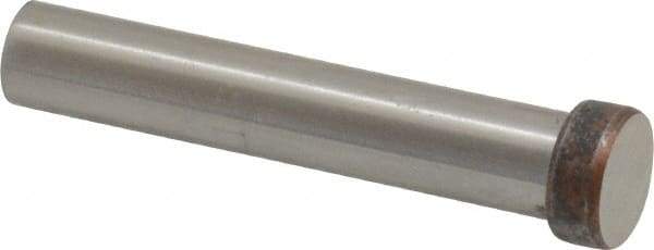 Dayton Lamina - 1/2" Head Diam, 3/8" Shank Diam, Basic Head, A2 Grade Tool Steel, Solid Mold Die Blank & Punch - 3/16" Head Height, 2-1/4" OAL, Blank Punch, Regular (KPB) Series - Makers Industrial Supply