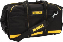 DeWALT - 9 Pocket Black & Yellow Polyester Tool Bag - 24" Wide x 12" Deep x 12" High - Makers Industrial Supply