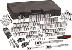 GearWrench - 165 Piece 1/4, 3/8 & 1/2" Drive Mechanic's Tool Set - Comes in Blow Molded Case - Makers Industrial Supply