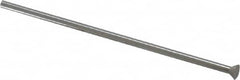 Dayton Lamina - 0.1125" Head Diam, 1/16" Shank Diam, Quill Head, High Speed Steel Solid Mold Die Blank & Punch - 60° Head Angle, 0.0438" Head Height, 2" OAL, Blank Punch, KWX Series - Makers Industrial Supply