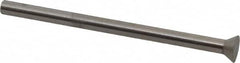 Dayton Lamina - 0.225" Head Diam, 1/8" Shank Diam, Quill Head, High Speed Steel Solid Mold Die Blank & Punch - 60° Head Angle, 0.0875" Head Height, 2" OAL, Blank Punch, KWX Series - Makers Industrial Supply