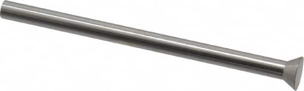 Dayton Lamina - 9/32" Head Diam, 5/32" Shank Diam, Quill Head, High Speed Steel Solid Mold Die Blank & Punch - 60° Head Angle, 7/64" Head Height, 2-1/2" OAL, Blank Punch, KWX Series - Makers Industrial Supply