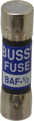 Cooper Bussmann - 250 VAC, 0.5 Amp, Fast-Acting General Purpose Fuse - Fuse Holder Mount, 1-1/2" OAL, 10 at 125 V kA Rating, 13/32" Diam - Makers Industrial Supply