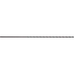 Extra Length Drill Bit: 0.7811″ Dia, 118 °, High Speed Steel Oxide Finish, 15.76″ Flute Length, Spiral Flute, Straight-Cylindrical Shank, Series A125