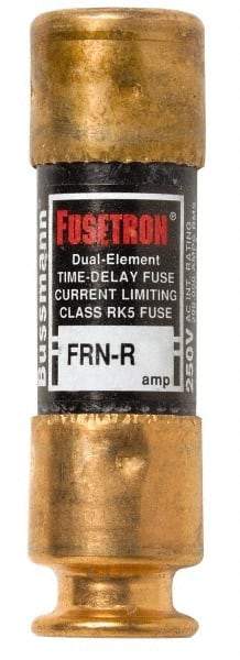 Cooper Bussmann - 300 VDC, 600 VAC, 0.5 Amp, Time Delay General Purpose Fuse - Fuse Holder Mount, 127mm OAL, 20 at DC, 200 (RMS) kA Rating, 13/16" Diam - Makers Industrial Supply