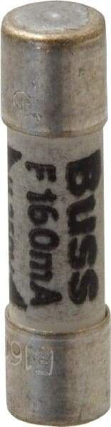 Cooper Bussmann - 250 VAC, 32 VDC, 0.16 Amp, Fast-Acting Miniature Ceramic Fuse - 20mm OAL, 5mm Diam - Makers Industrial Supply