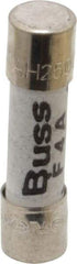 Cooper Bussmann - 250 VAC, 32 VDC, 4 Amp, Fast-Acting Miniature Ceramic Fuse - 20mm OAL, 5mm Diam - Makers Industrial Supply