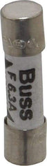 Cooper Bussmann - 250 VAC, 32 VDC, 6.3 Amp, Fast-Acting Miniature Ceramic Fuse - 20mm OAL, 5mm Diam - Makers Industrial Supply