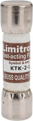 Cooper Bussmann - 600 VAC, 2.5 Amp, Fast-Acting General Purpose Fuse - Fuse Holder Mount, 1-1/2" OAL, 100 at AC kA Rating, 13/32" Diam - Makers Industrial Supply