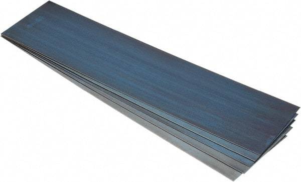 Value Collection - 5 Piece, 2 Ft. Long x 6 Inch Wide x 0.032 to 0.062 Inch Thick, Assortment Sheet Shim Stock - Spring Steel, 0.032 to 0.062 Inch Thick - Makers Industrial Supply