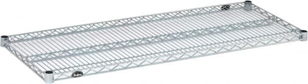 48″ Wide, 1-1/8″ High, Open Shelving Zinc Wire Shelf 18″ Deep