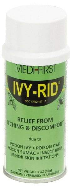 Medique - 3 oz Anti-Itch Relief Spray - Comes in Aerosol Can, Poison Ivy - Makers Industrial Supply