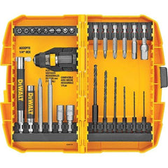 DeWALT - 28 Piece, Screwdriver Bit Set - #1, #2, 1/4" Drive - Makers Industrial Supply