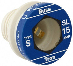 Cooper Bussmann - 125 VAC, 30 Amp, Time Delay Plug Fuse - 10 (RMS Symmetrical) kA Rating - Makers Industrial Supply