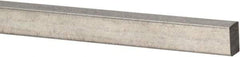 Precision Brand - 12" Long x 3/32" High x 3/32" Wide, Zinc-Plated Key Stock - Low Carbon Steel - Makers Industrial Supply