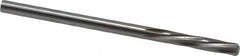 Magafor - 3.109mm Solid Carbide 6 Flute Chucking Reamer - Spiral Flute, 0.1224" Straight Shank, 19/32" Flute Length, 2-1/4" OAL - Makers Industrial Supply