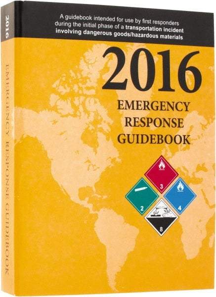 Brady SPC Sorbents - Emergency Response Guidebook Handbook, 1st Edition - 2016 - Makers Industrial Supply