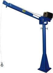 Vestil - 2,000 Lb Load Capacity, Steel Winch Operated Crane - 7' 17/64" Span - Makers Industrial Supply