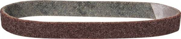 3M - 3/4" Wide x 18" OAL, Aluminum Oxide Abrasive Belt - Aluminum Oxide, Medium, Nonwoven, Series SE-BS - Makers Industrial Supply