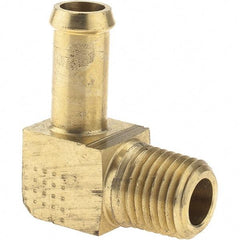 Eaton - 1/4 Barbed Thread 90° Male Elbow - Brass - Makers Industrial Supply