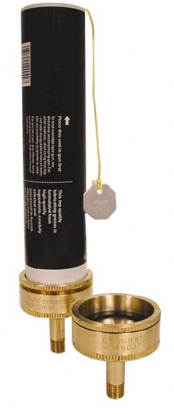 LDI Industries - 1-3/4" Diam, 1/4 x 1/4-18 Thread, Central Lubrication System Grease Cartridge - Makers Industrial Supply