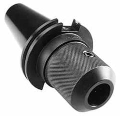 Made in USA - CAT50 Outside Taper, R8 Inside Taper, CAT to R8 Taper Adapter - 8" Projection, 1-1/2" Nose Diam - Exact Industrial Supply