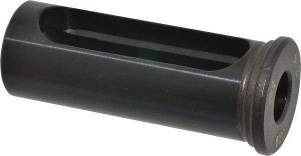 Global CNC Industries - 5/8" ID, 1-1/4" OD, 3-1/4" Length Under Head, Type C Lathe Tool Holder Bushing - 2-7/8" Slot Length - Exact Industrial Supply