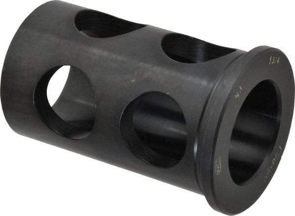 Global CNC Industries - 1-3/4" ID, 2-1/2" OD, 4" Length Under Head, Type J Lathe Tool Holder Bushing - 1-1/4" Hole Diam - Exact Industrial Supply