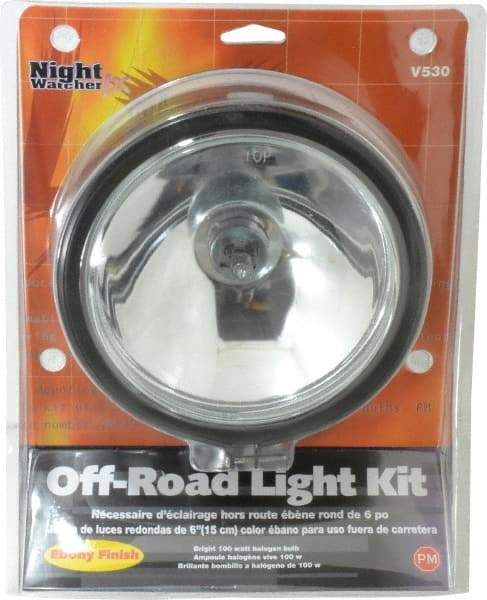 Peterson - 100 Watt Clear Automotive Auxilary Light - Steel, 4.6 Amp, 12 V - Makers Industrial Supply