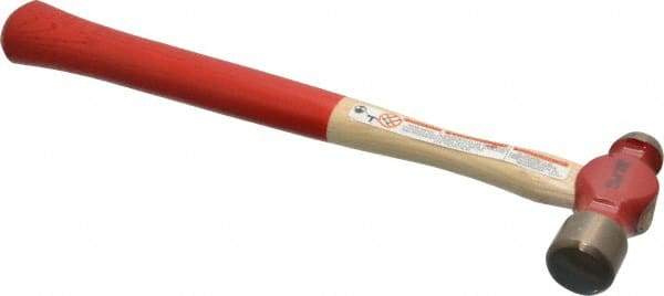 Proto - 1/4 Lb Head Ball Pein Hammer - Wood Handle with Red Laquer Grip, 11" OAL - Makers Industrial Supply