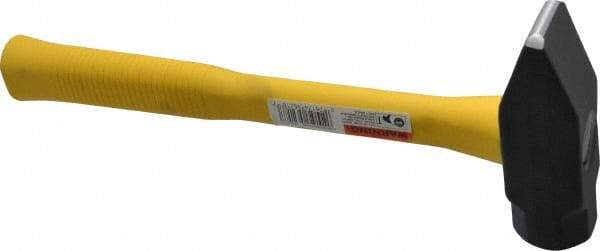 Stanley - 2-1/2 Lb Head Blacksmith's Hammer - 13-3/4" OAL, Fiberglass Handle - Makers Industrial Supply