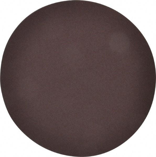 Norton - 8" Diam, 120 Grit Aluminum Oxide Adhesive PSA Disc - Medium Grade, Brown, X Weighted Backing, Flexible - Makers Industrial Supply