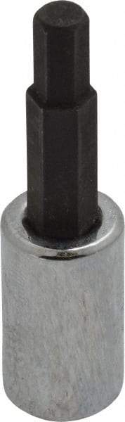 Proto - 1/4" Drive, 5mm Hex Bit Socket - 1-7/8" OAL, 1" Bit Length - Makers Industrial Supply